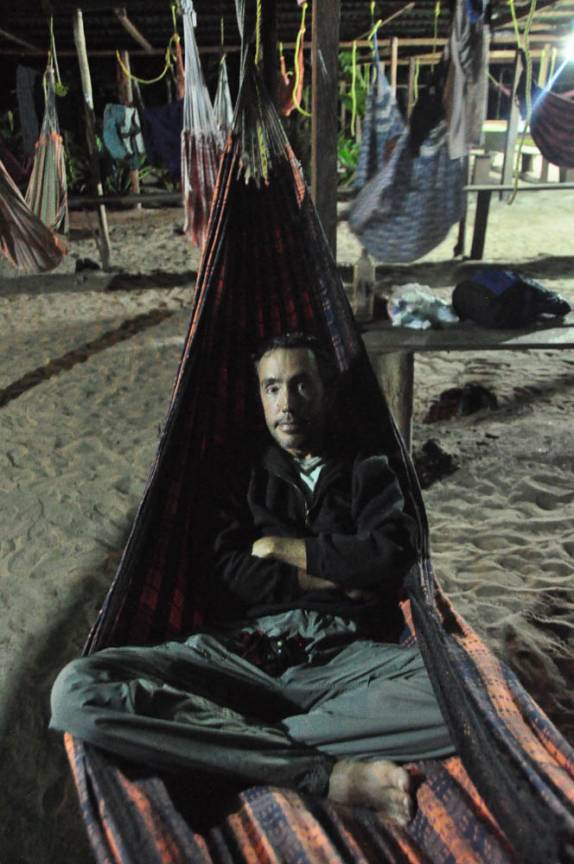 Nossa cama no refúgio em frente ao Salto Angel, em Canaima, no sul da Venezueka